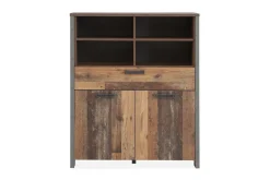 Lipasto Treknow 107 cm Ruskea/Harmaa