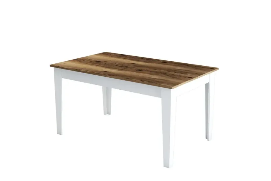 Lissione Ruokapöytä 145x88 cm Ruskea/Valkoinen Hanah Home