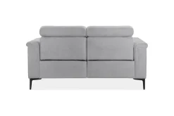 Loft24 2-istuttava sohva Lund Vaaleanharmaa, Belfast-kangas, Manuaalinen nojatuoli Vaaleanharmaa, Belfast-kangas, Manuaalinen nojatuoli