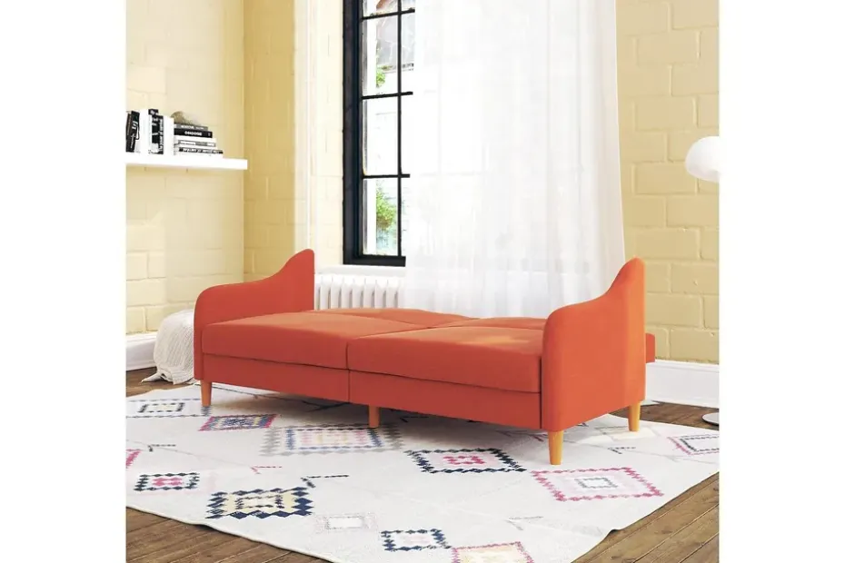 Loft24 2:n ist Vuodesohva Jasper Oranssi Dorel Home