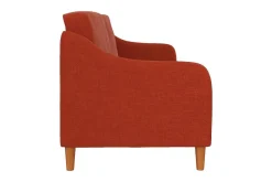 Loft24 2:n ist Vuodesohva Jasper Oranssi Dorel Home