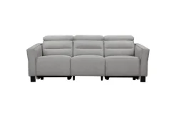 Loft24 Recliner-sohva ilman kulmaa Loft24 3-istuttava sohva Loft24 Carpari, 2 sähköistä recliner-toimintoa Harmaa1 Belfast-kangas