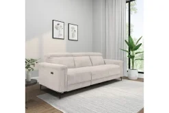 Loft24 Recliner-sohva ilman kulmaa Loft24 Lund recliner-sohva 3-istuttava Vit