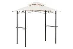 Lusthus Beliani Naro Beige/svart Beige||Black