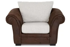 Manor House Sohvaryhmä Aspen 2:n ist+Nojatuoli Ruskea/Beige