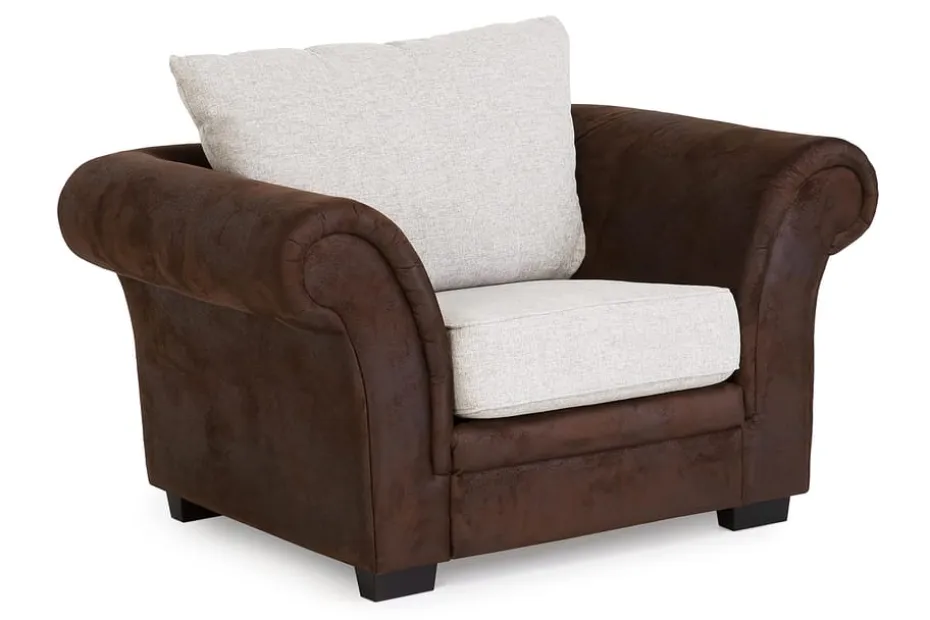 Manor House Sohvaryhmä Aspen 2:n ist+Nojatuoli Ruskea/Beige