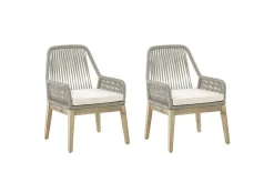 Matstol Beliani Olbia set om 2 Cream white