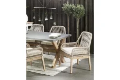 Matstol Beliani Olbia set om 2 Cream white