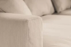 Menard 3-istuttava Syvä Kangassohva Beige