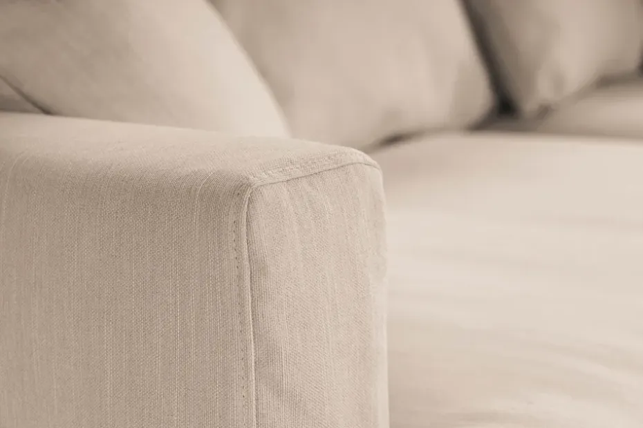 Menard 3-istuttava Syvä Kangassohva Beige