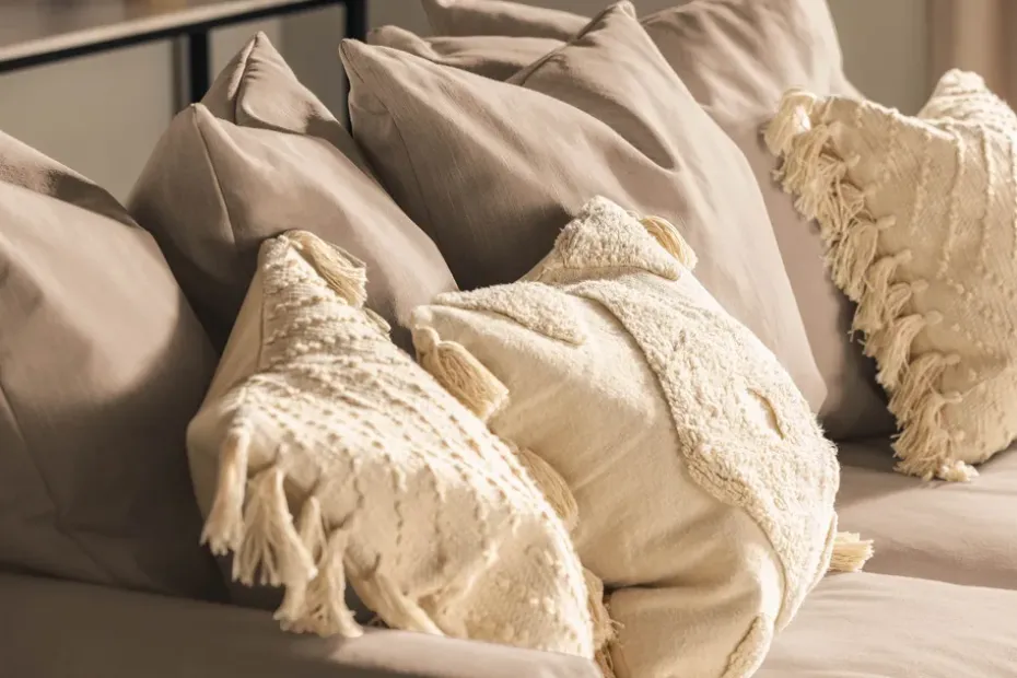 Menard 3-istuttava Syvä Kangassohva Beige