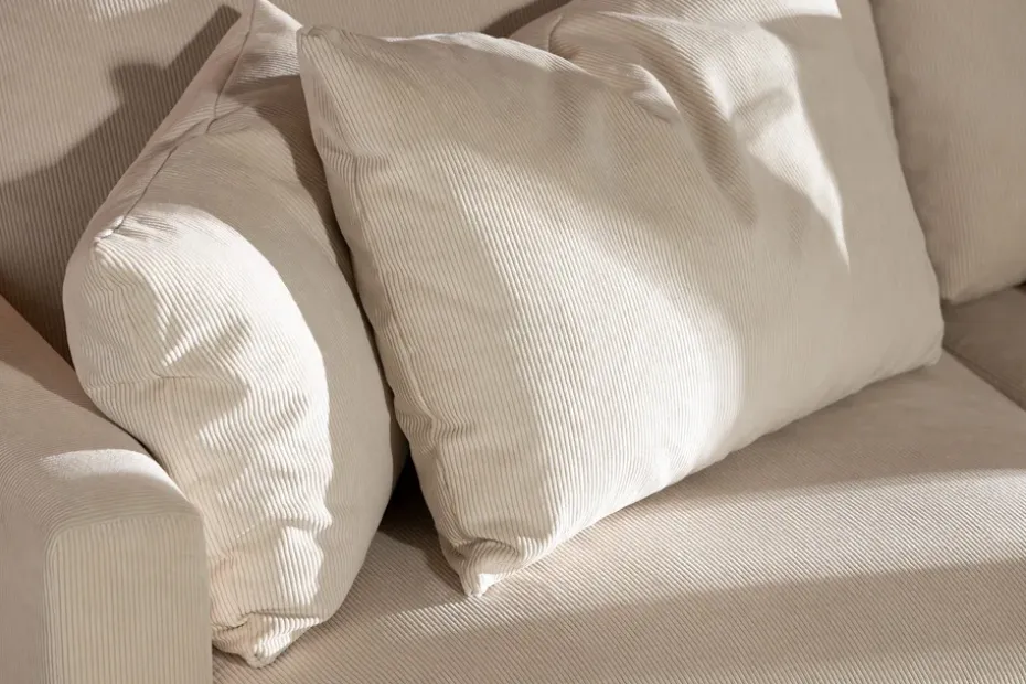 Menard 3-istuttava Syvä Manchestersohva Beige