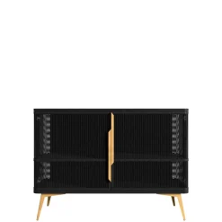 Mireva senkki 120 cm musta, kulta