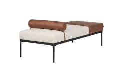 Naklund Lepotuoli 172 cm Ruskea/Beige/Musta