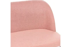 Osbyn Sohva 2-istuttava Musta/Roosa