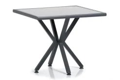Parvekepöytä Molgachi 90 cm Harmaa / Musta