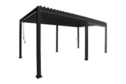 Paviljonki Mirador 3x6xH2,5m Tummanharmaa