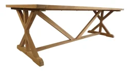 Prato Ulkopöytä X-jaloilla 240×100 cm Puu