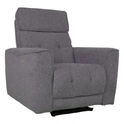 Recliner-nojatuoli Glendor sähköisellä mekanismilla harmaa