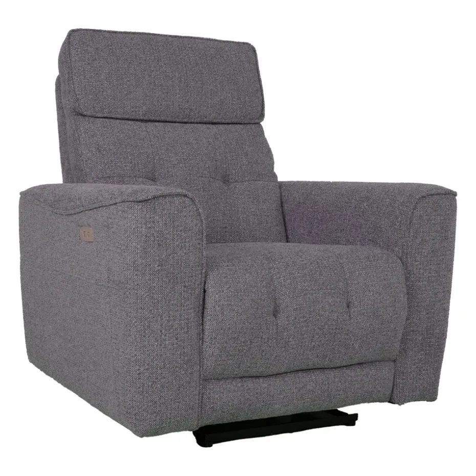 Recliner-nojatuoli Glendor sähköisellä mekanismilla harmaa