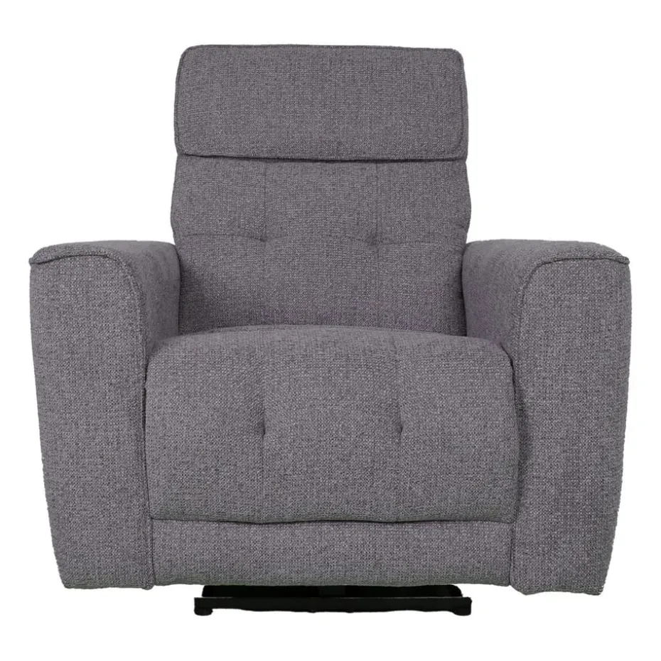 Recliner-nojatuoli Glendor sähköisellä mekanismilla harmaa