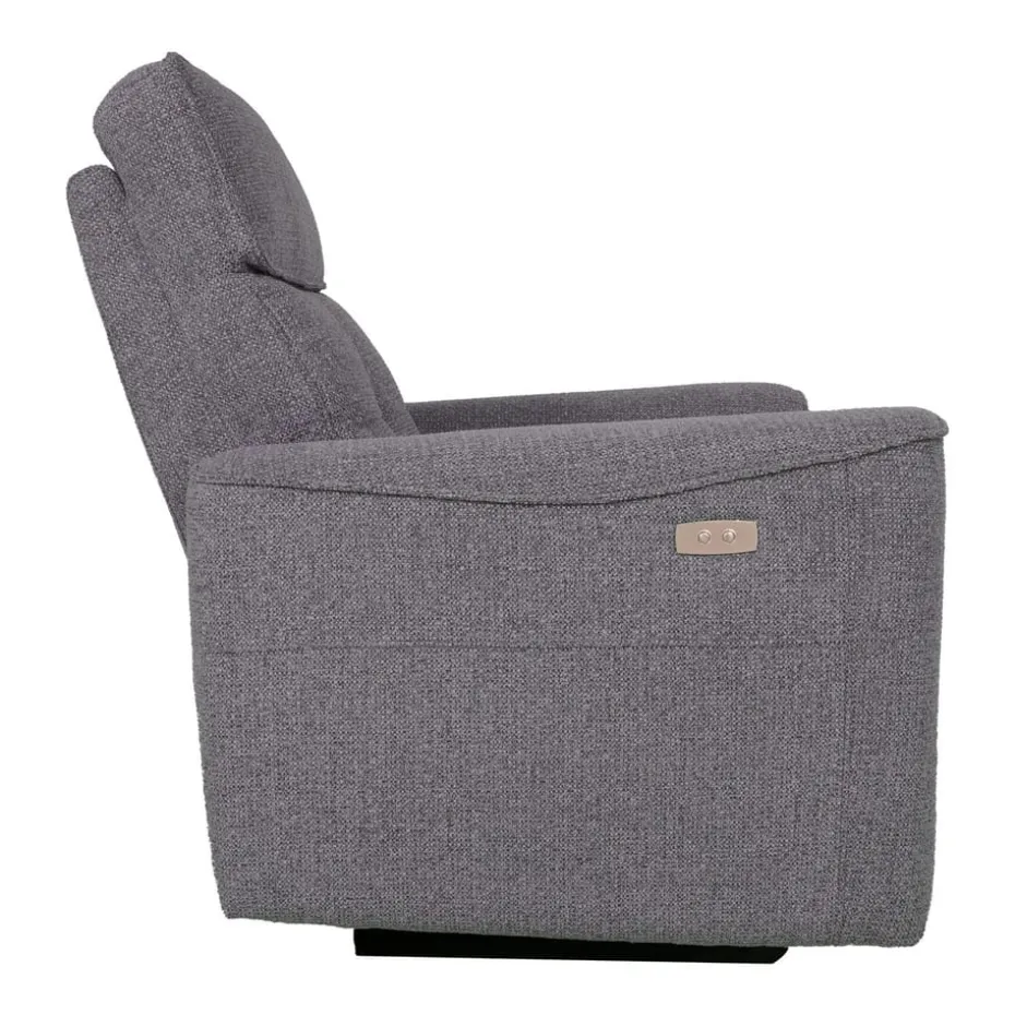 Recliner-nojatuoli Glendor sähköisellä mekanismilla harmaa