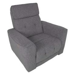 Recliner-nojatuoli Glendor sähköisellä mekanismilla harmaa