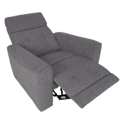 Recliner-nojatuoli Glendor sähköisellä mekanismilla harmaa