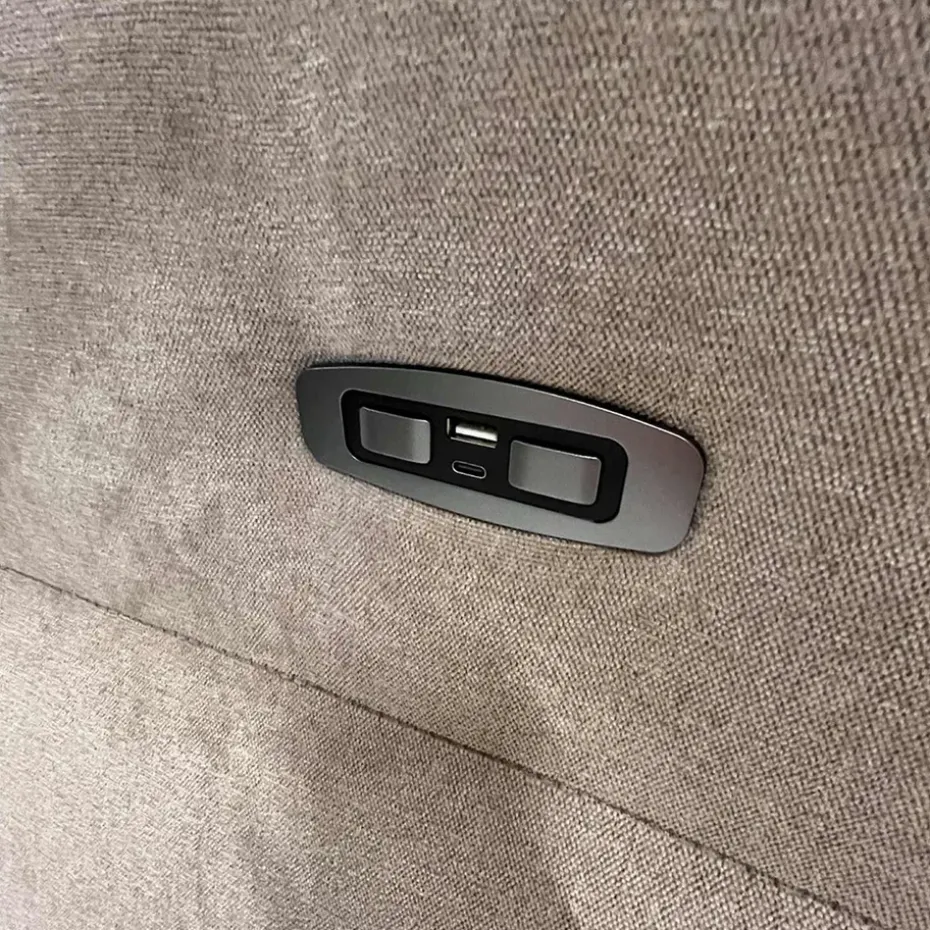 Recliner-nojatuoli Ravdal sähköisellä mekanismilla harmaa