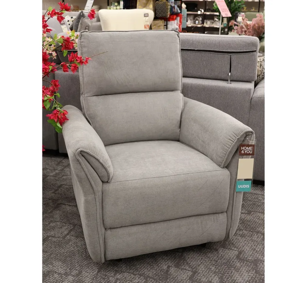 Recliner-nojatuoli Ravdal sähköisellä mekanismilla harmaa