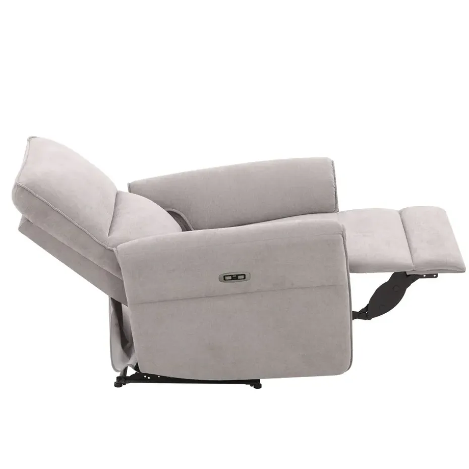 Recliner-nojatuoli Ravdal sähköisellä mekanismilla harmaa