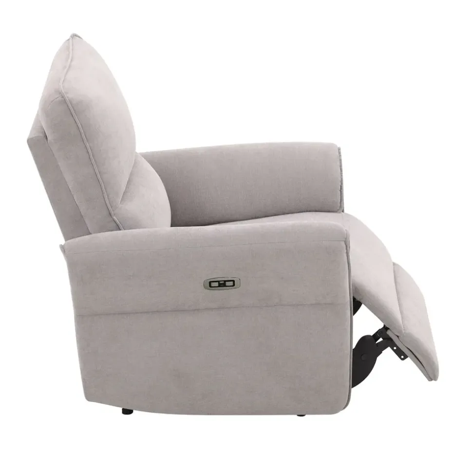 Recliner-nojatuoli Ravdal sähköisellä mekanismilla harmaa