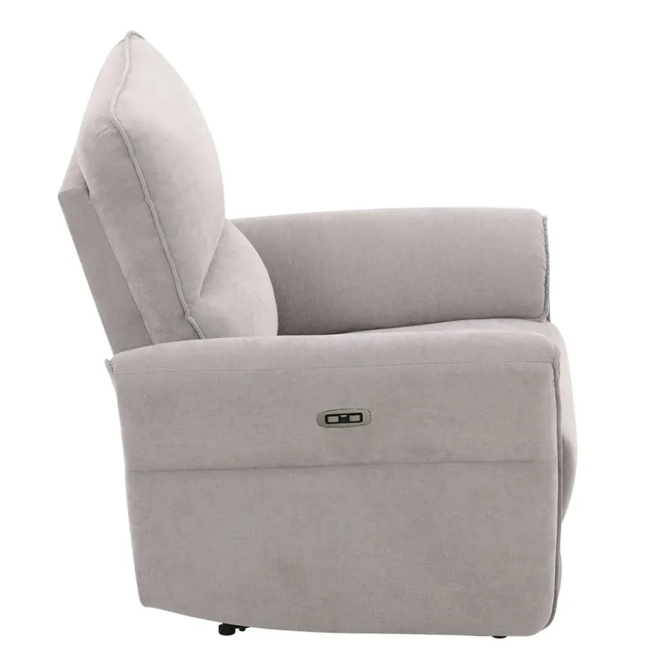 Recliner-nojatuoli Ravdal sähköisellä mekanismilla harmaa
