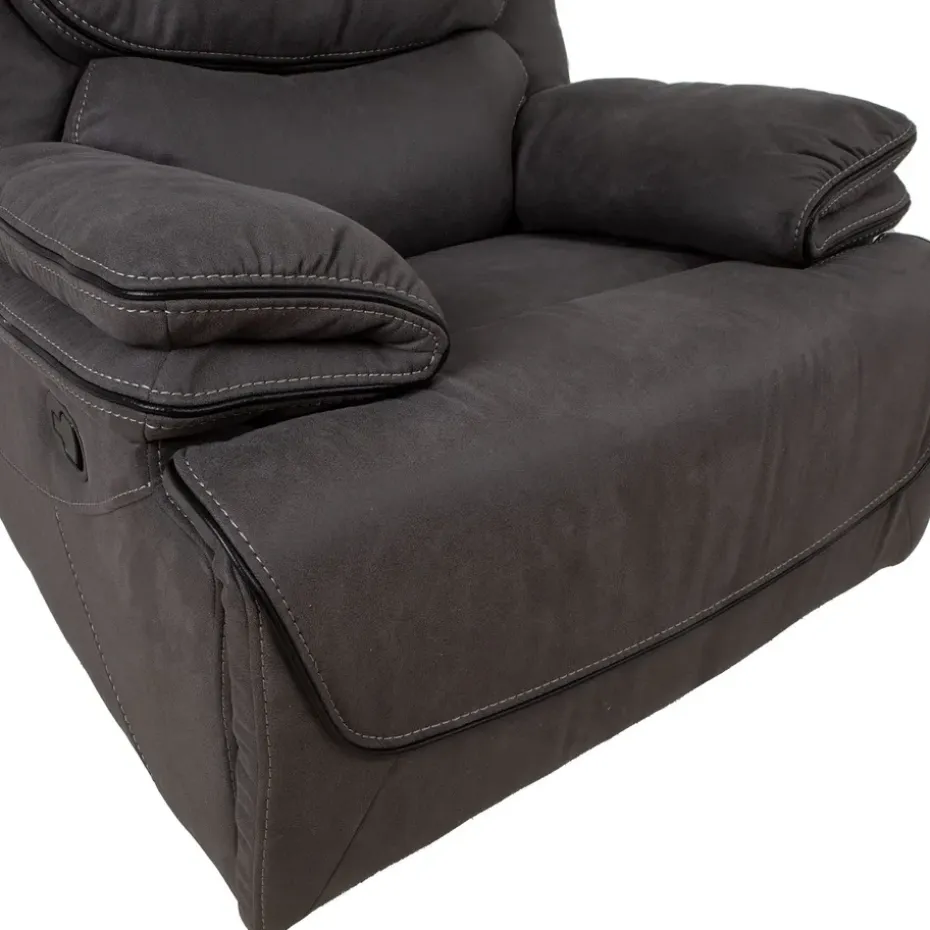 Recliner-nojatuoli Sälmar manuaalisella mekanismilla harmaa