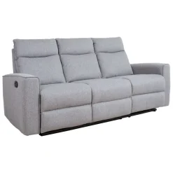 Recliner-sohva Fjolna 3-istuttava manuaalisella mekanismilla harmaa