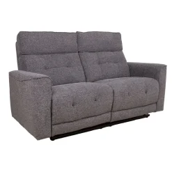 Recliner-sohva Glendor 2-istuttava sähköisellä mekanismilla Harmaa