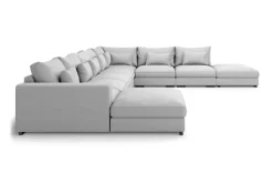 Scandinavian Choice Dubai U-moduulisohva Large, divaani vasen, erikoissyvä Vaaleanharmaa