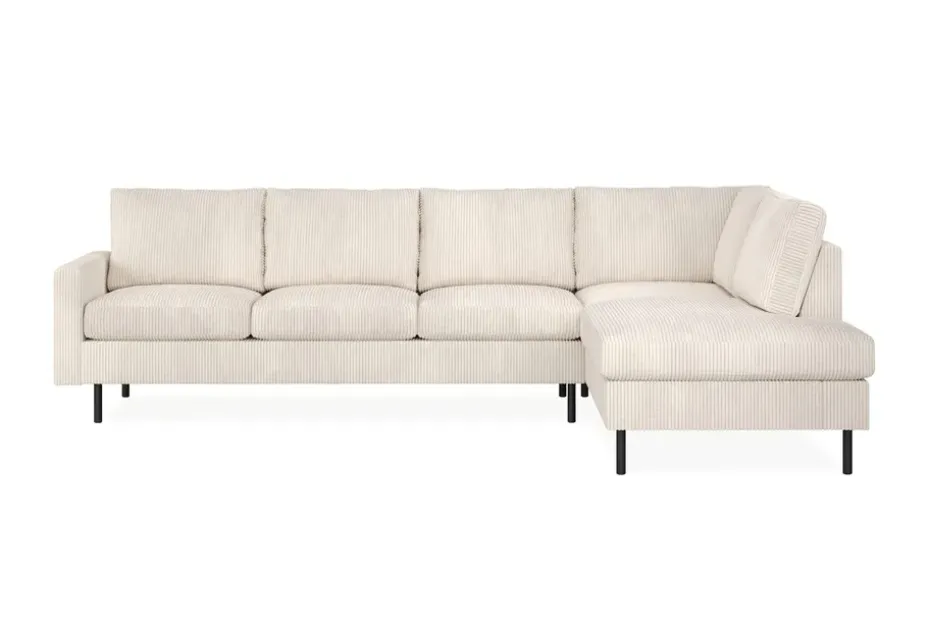 Scandinavian Choice Peppe 4-istuttava Oikeakätinen L-muotoinen Divaanisohva Manchesterista Beige