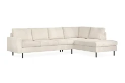 Scandinavian Choice Peppe 4-istuttava Oikeakätinen L-muotoinen Divaanisohva Manchesterista Beige
