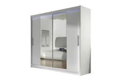 Scandinavian Choice Vaatekaappi London 180x57x215 cm Valkoinen