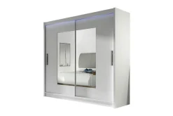 Scandinavian Choice Vaatekaappi London 180x57x215 cm Valkoinen