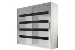 Scandinavian Choice Vaatekaappi London 180x57x215 cm Valkoinen