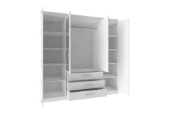 Scandinavian Choice Vaatekaappi Ordino 196 cm Valkoinen