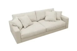 Scandinavian Choice Valencia ekstra syvä 3-istuttava chenille-sohva Beige
