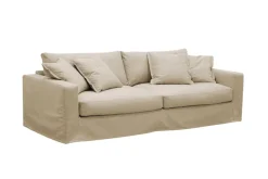 Scandinavian Choice Valencia Extra Syvä 3-istuttava sohva + nojatuoli irrotettavalla ja pestävällä verhoilulla Beige