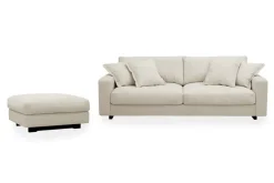 Scandinavian Choice Valencia-sohvaryhmä extra syvä 3-istuttava sohva + rahi chenilleä Beige