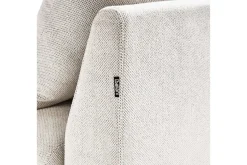 Schäslong Beliani Vizille Beige White Valkoinen
