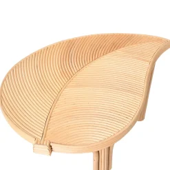 Setti 3 sohvapöytää ulos Paralia rottinki Luonnonvärinen/beige