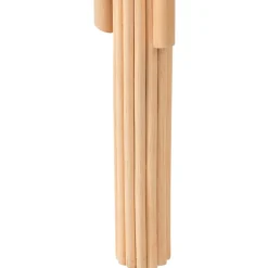 Setti 3 sohvapöytää ulos Paralia rottinki Luonnonvärinen/beige