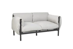 2-sitssoffa Beliani Esperia Grey, Black